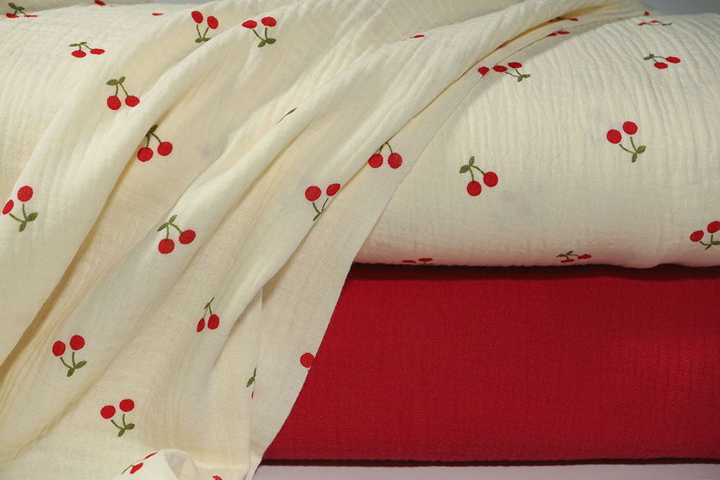 Double Gauze Little Cherry