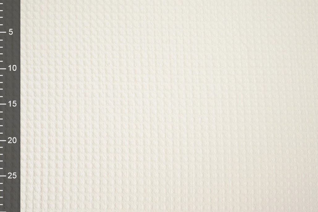 Luxury Cotton Waffle Pique Ecru