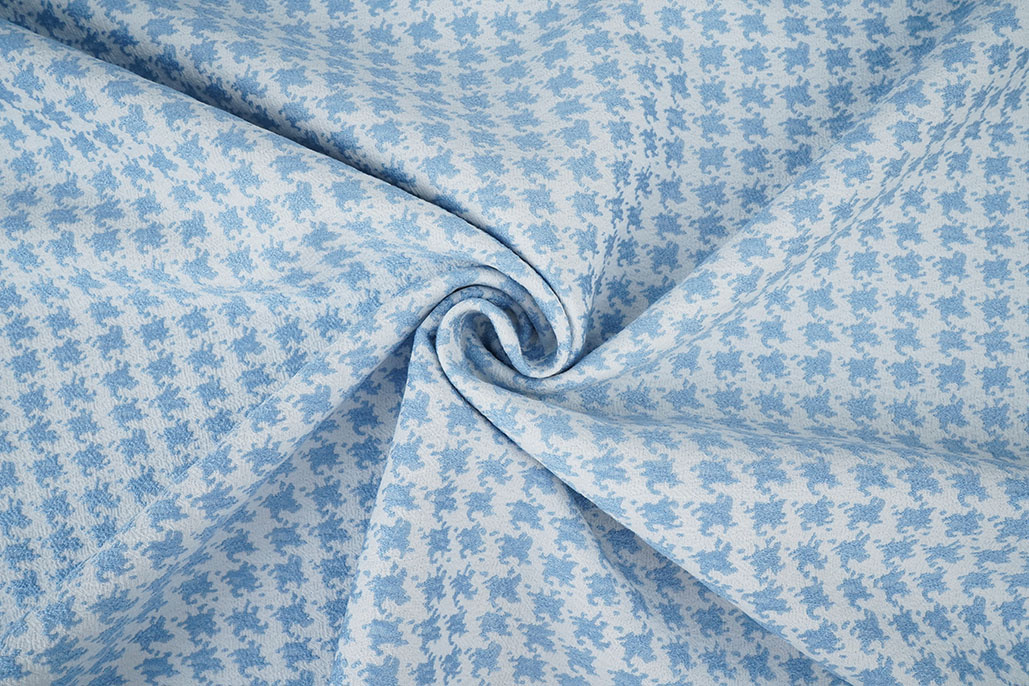 Jacquard Pied de Poule Light Blue