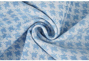 Jacquard Pied de Poule Light Blue