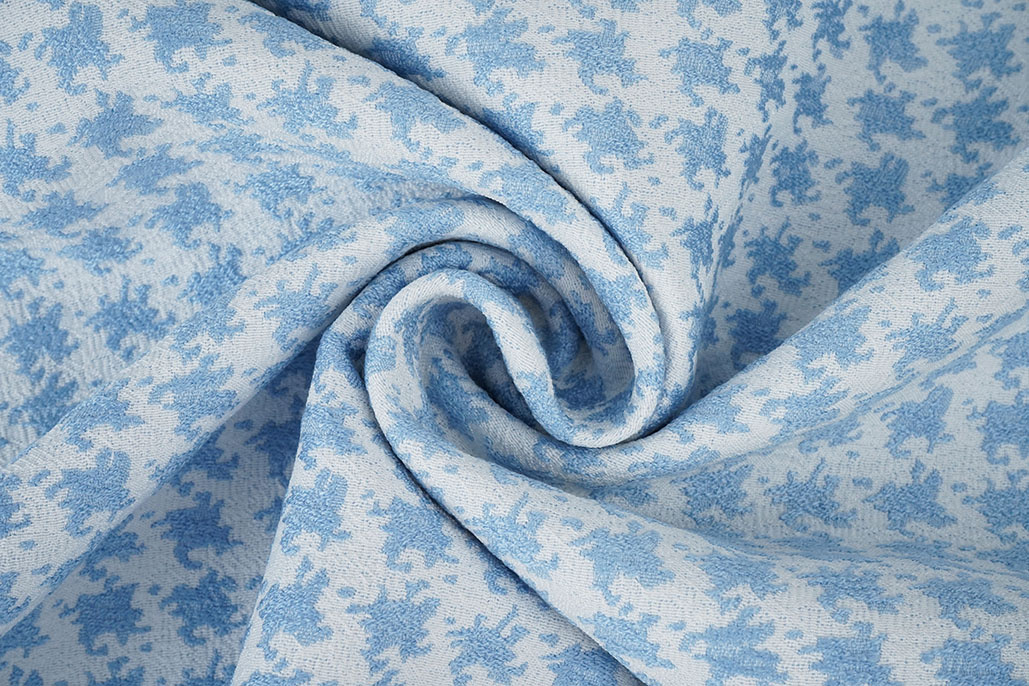 Jacquard Pied de Poule Light Blue