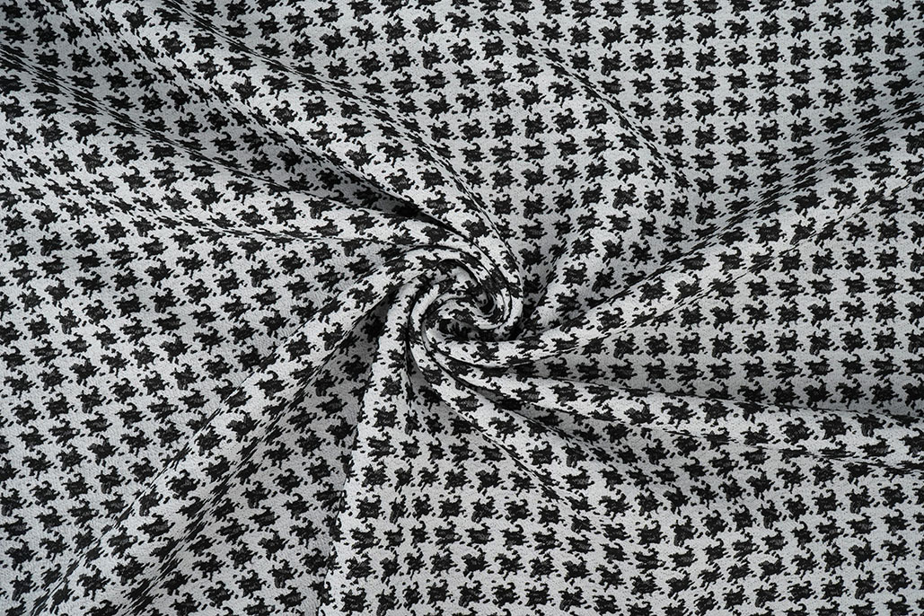 Jacquard Pied de Poule Black