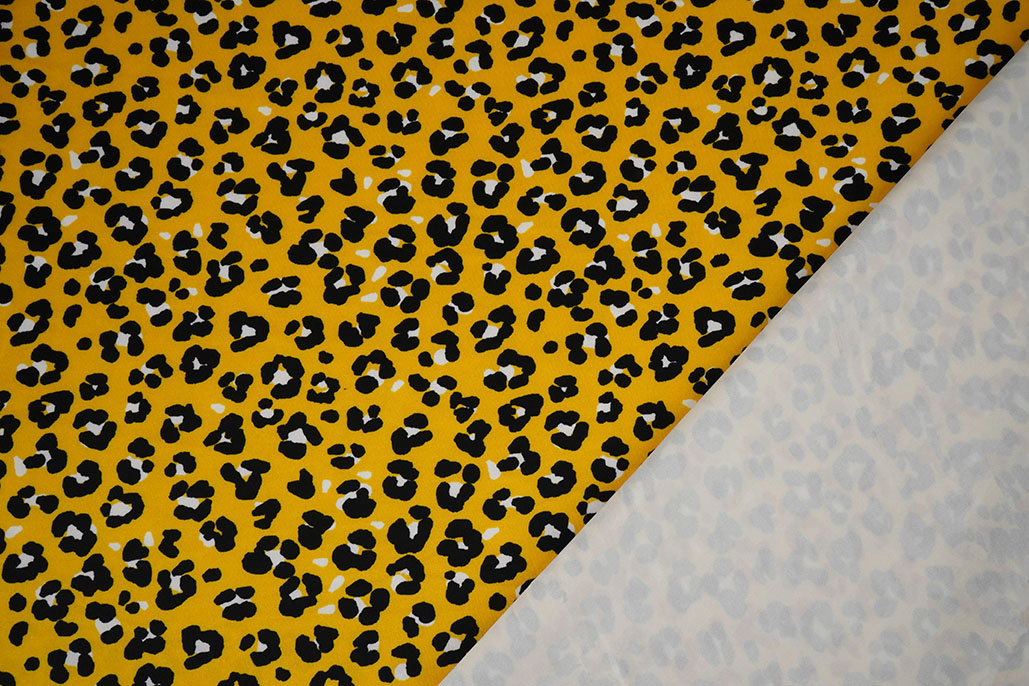 Sport Travel Colored Panther Print Yellow