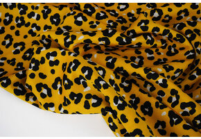 Sport Travel Colored Panther Print Yellow