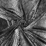 Lamé Snake Print Grey