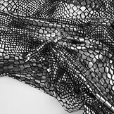 Lamé Snake Print Grey