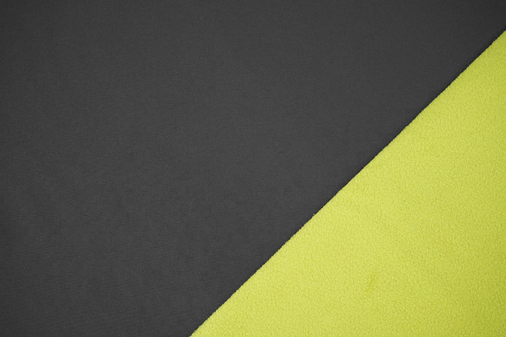 Soft Shell Uni Grey - Lime