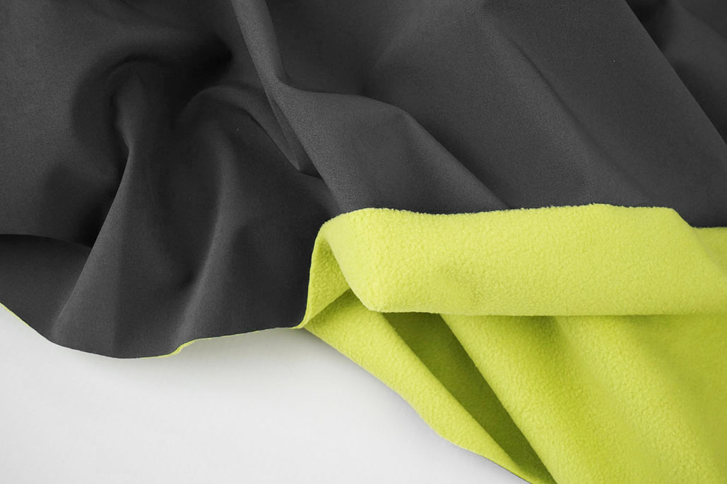 Soft Shell Uni Grey - Lime