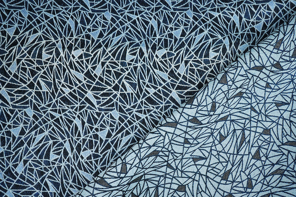 Brocade Izindiza Blue