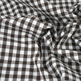 Gingham Check 8 mm Brown