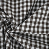 Gingham Check 8 mm Brown