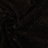 Tricot flock Snakeprint Brown