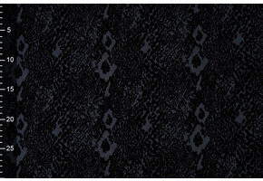 Tricot flock Slangenprint Jeans