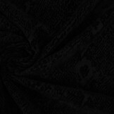 Jersey Flock Schlangenmotiv Schwarz