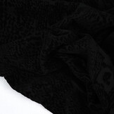 Jersey Flock Schlangenmotiv Schwarz