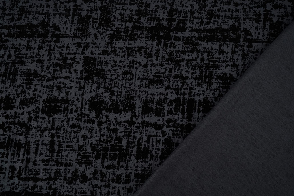 Tricot flock Gemêleerd Jeans