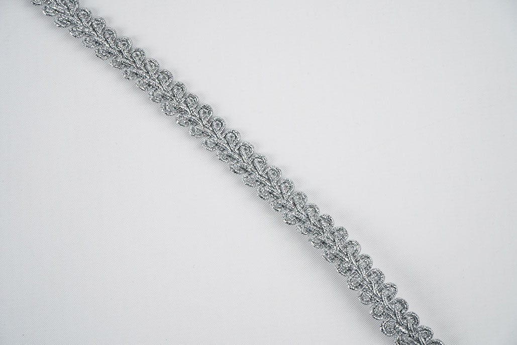 Galon Band 12mm Zilver