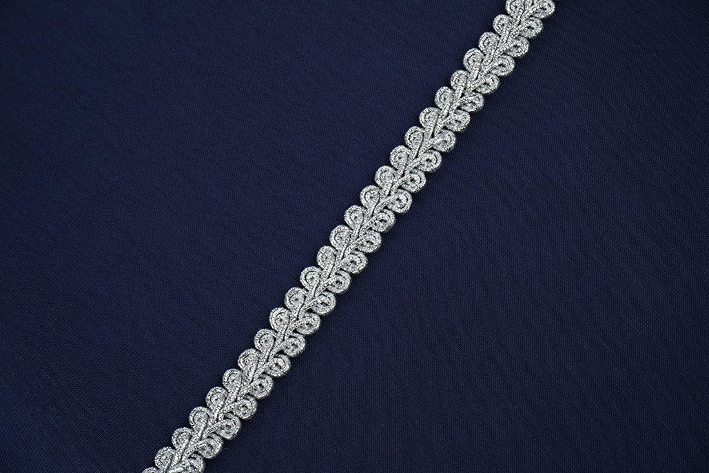 Galon Band 12mm Zilver