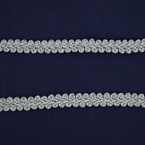 Galon Band 12mm Silber