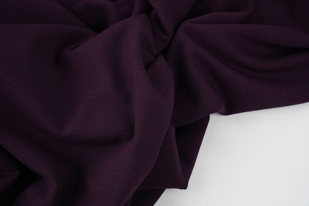 Viscose Jersey Aubergine Paars