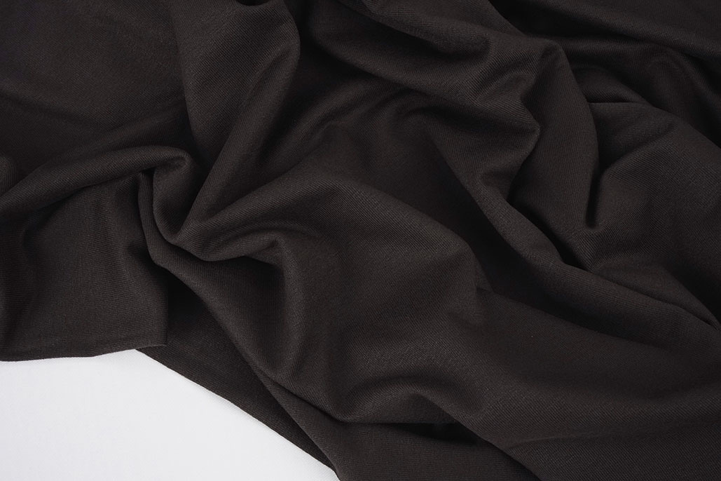 Viscose Jersey Aubergine Braun