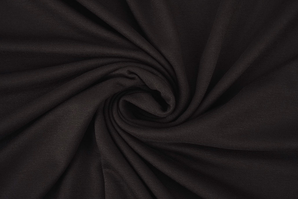 Viscose Jersey Aubergine Brown