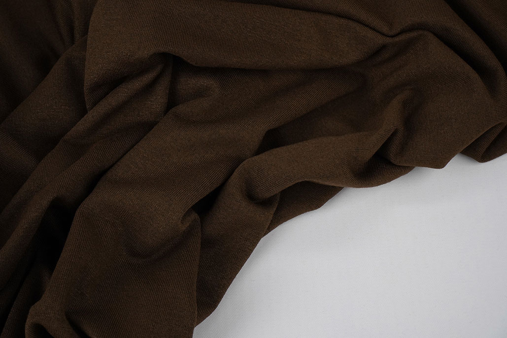 Viscose Jersey Chocolate Brown