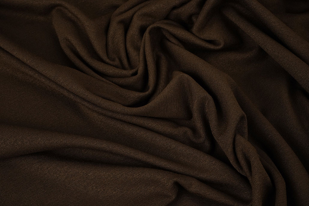 Viscose Jersey Chocolade Bruin