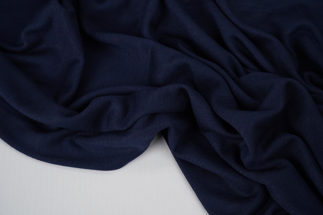 Viscose Jersey Donker Blauw