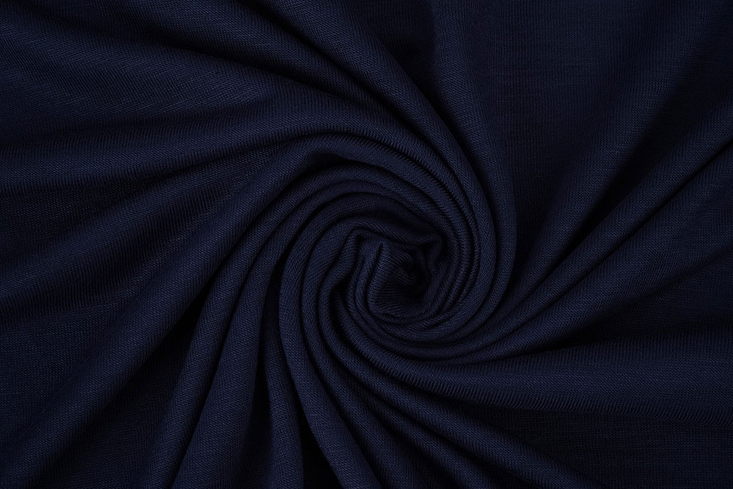 Viscose Jersey Donker Blauw