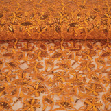 Mesh Embroidered Sequins Naomi Orange
