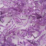 Mesh Embroidered Sequins Naomi Lilac Purple