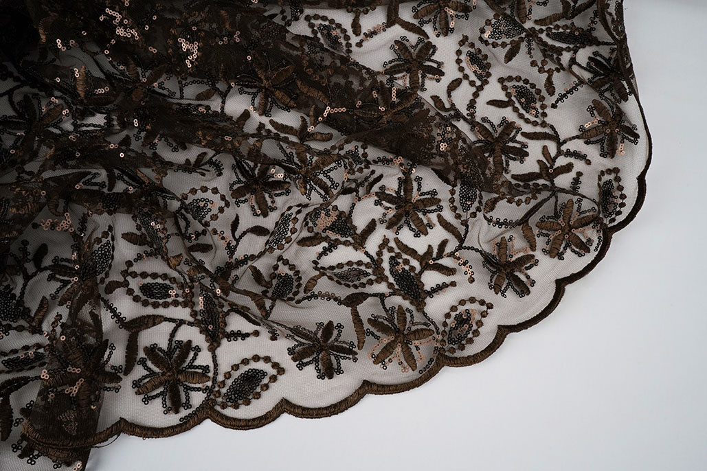 Mesh Embroidered Sequins Naomi Brown