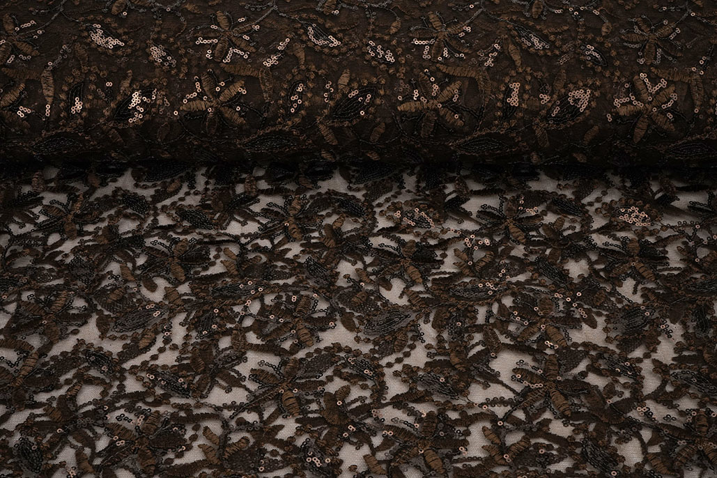 Mesh Embroidered Sequins Naomi Brown