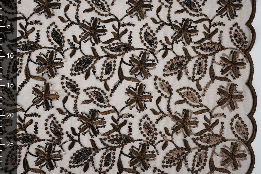 Netz Bestickt Pailletten Naomi Braun