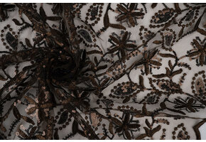 Mesh Embroidered Sequins Naomi Brown