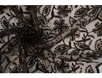 Mesh Embroidered Sequins Naomi Brown