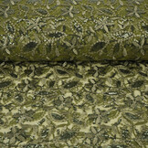 Mesh Embroidered Sequins Naomi Moss Green