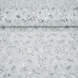 Mesh Embroidered Sequins Naomi White