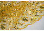 Mesh Embroidered Sequins Naomi Yellow
