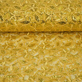 Mesh Embroidered Sequins Naomi Yellow