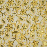 Mesh Embroidered Sequins Naomi Yellow