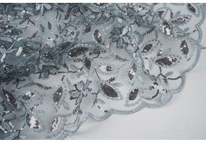 Mesh Embroidered Sequins Naomi Grey