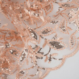 Mesh Embroidered Sequins Naomi Salmon