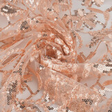 Netz Bestickt Pailletten Naomi Lachs