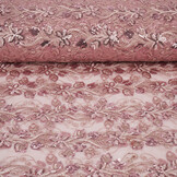 Mesh Embroidered Sequins Melissa Old Pink
