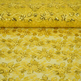 Mesh Embroidered Sequins Melissa Yellow