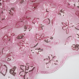 Mesh Embroidered Sequins Melissa Dark Old Pink