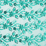 Mesh Embroidered Sequins Melissa Light Sea Green