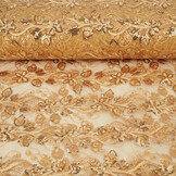 Netz Bestickt Pailletten Melissa Gold